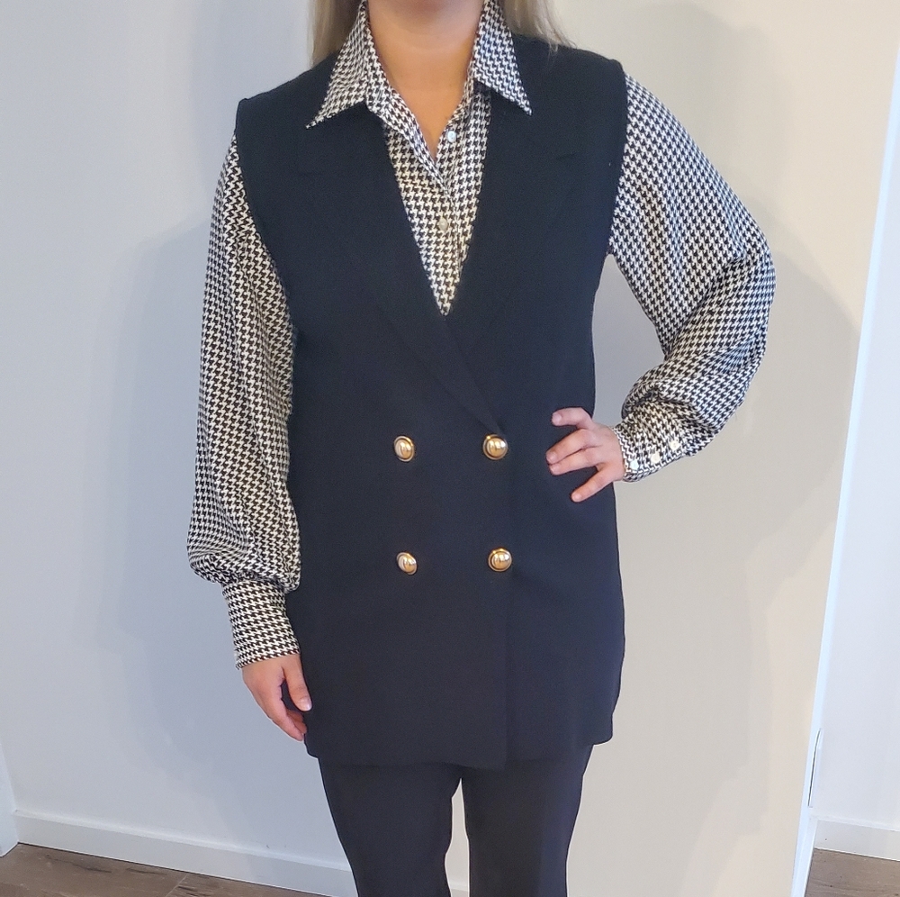 Black Zara vest